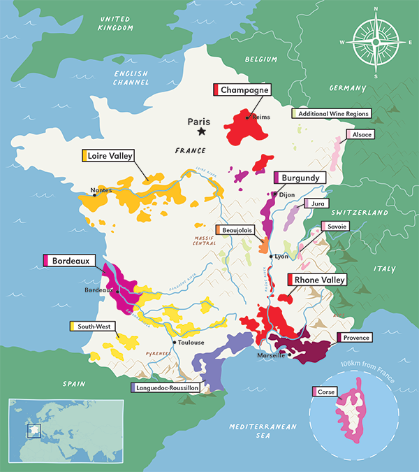 Every Major Wine Region