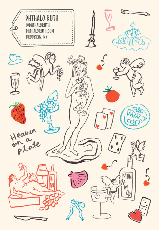 Phthalo Ruth sticker pages