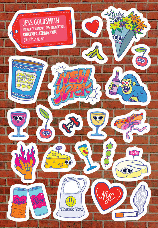 Chick Ofalltrade sticker pages