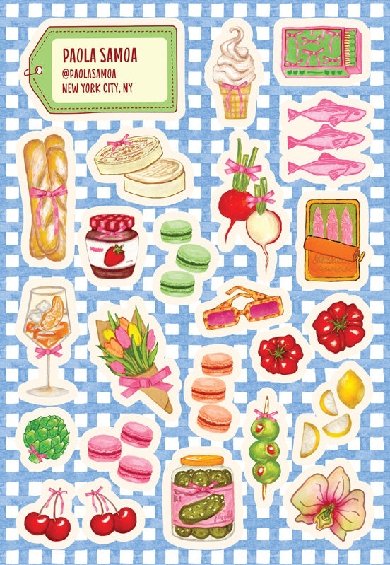 Paola Samoa sticker pages