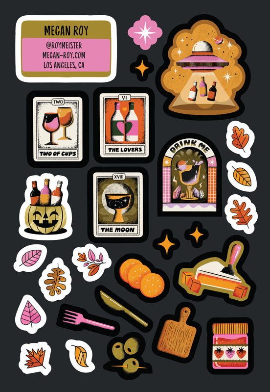 Megan Roy sticker pages