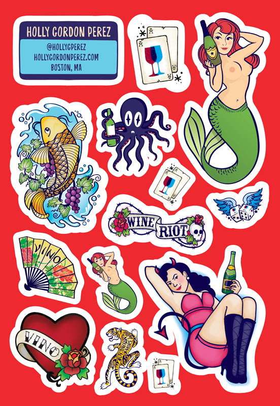 Holly Gordon Perez sticker pages