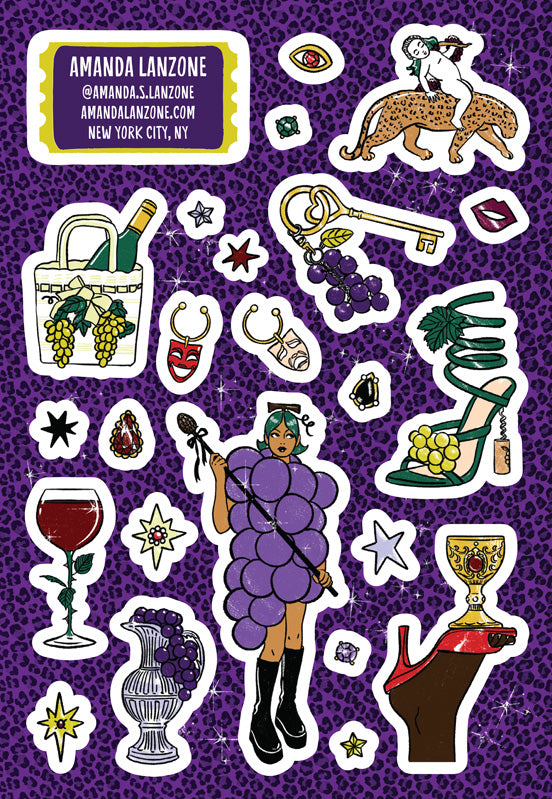 Amanda Lanzone sticker pages